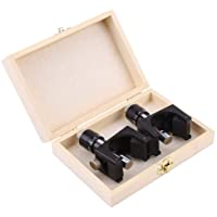 Ajuste fijar Jig de ajuste de hoja- Akozon 2 Unids Cepilladora Magnética Ajuste Jig Gauge Setter Jointer Planer Cuchillo…